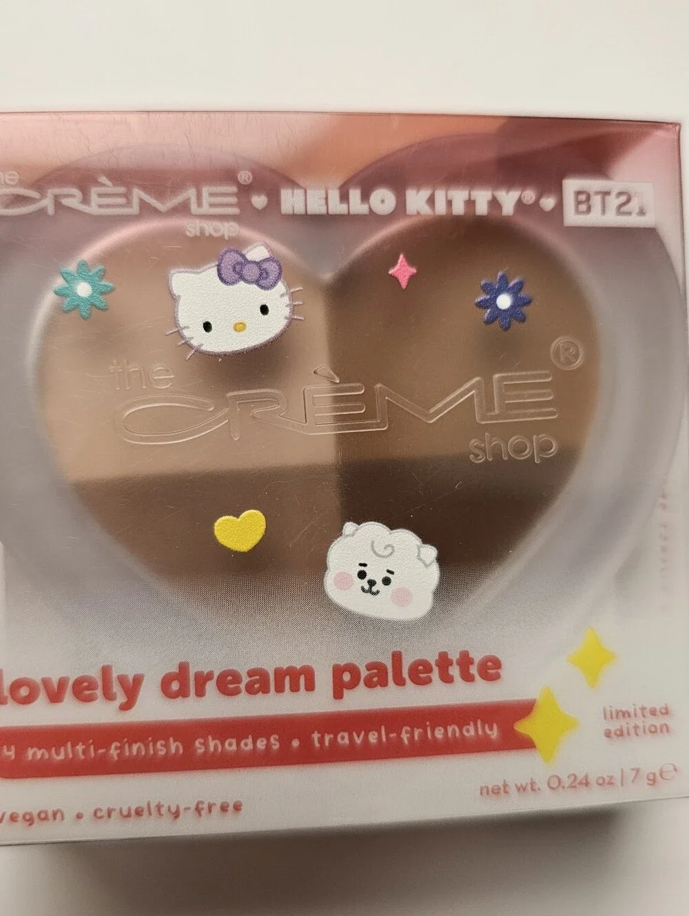 THE CREME SHOP Sanrio Hello Kitty BT21 Lovely Dream Palette eyeshadow beauty new
